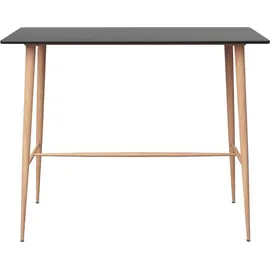vidaXL Bartisch 120 x 60 x 105 cm Schwarz