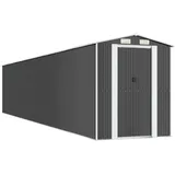 vidaXL Geräteschuppen 1,92 x 2,12 m Anthrazit
