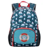Donau Elektronik DONAU Kindergartenrucksack Eisbär Kunstfaser blau/weiß