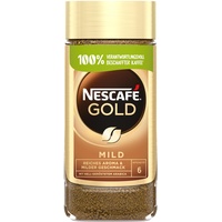 NESCAFÉ GOLD Mild, löslicher Bohnenkaffee, Instant-Kaffee aus erlesenen Kaffeebohnen, koffeinhaltig, 1er Pack (1 x 200g)