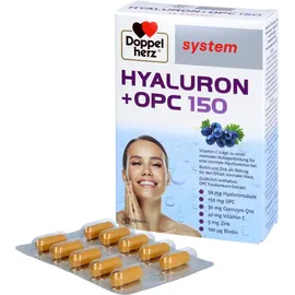 Doppelherz System Hyaluron + OPC 150 Kapseln 30 St.