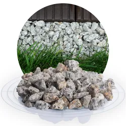 Granit Ziersplitt gelb-grau 8-16 mm - 25 kg Sack