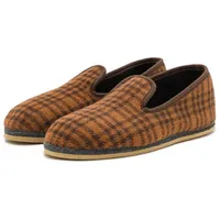 Pantoffelmann Kamelhaar Niedertreter Filzpantoffel Herren Damen Ostalgie Hausschuhe Hausschuh (1 Paar) Filzpantoffeln, Gästepantoffel besonders leicht braun 38 EU