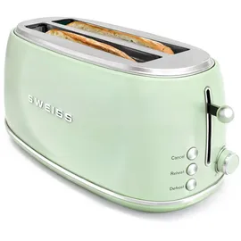 sweiss Vintage Toaster GRV7 Grün - Grün