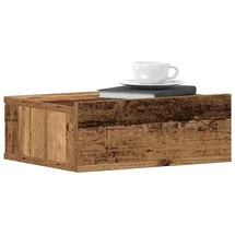 vidaXL Nachtschrank Hängende Nachttische 40 x 32 x 15 cm Braun