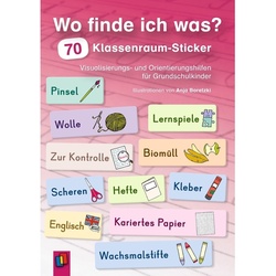 Wo Finde Ich Was? 70 Klassenraum-Sticker