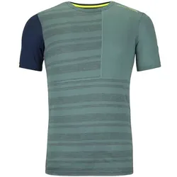 ORTOVOX Herren Unterhemd 185 ROCKNWOOL SHORT, arctic grey, S