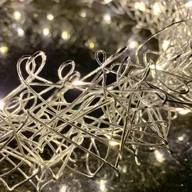 INDA-EXCLUSIV LED Hängekranz / Tischkranz Metall Ø30cm warmweiß