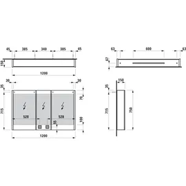 Laufen Frame 25 120 cm 4088549001441