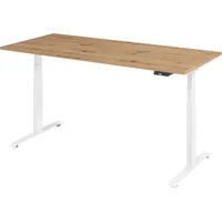 Bümö Schreibtisch Asteiche / Weiß