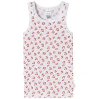 SCHIESSER Unterhemd Fine Rib (2-St) unterhemd unterzieh-shirt ärmellos bunt 128
