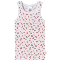 SCHIESSER Unterhemd Fine Rib (2-St) unterhemd unterzieh-shirt ärmellos bunt 128