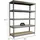 Proregal Schwerlastregal Wood Yeti Five HxBxT 200 x 180 x 75 cm Fachlast 400 kg Grau