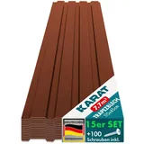 karat homeliving Trapezblech Wand- & Dachverkleidung 115 x 45 cm 15 Stück