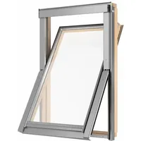 VELUX Gruppe Sparpaket Dachfenster  Rollo RoofLite Holz SLIM PINE mit Eindeckrahmen