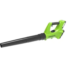 Greenworks G24ABK2 Axial Akku Laubbläser, 156 km/h, 4,27 m3/min, 24V 2Ah Batterie & Ladegerät,