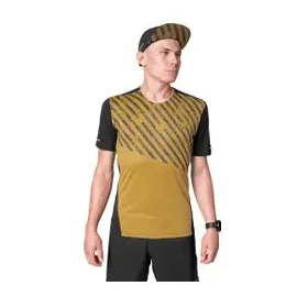 Dynafit alpine kurzarmtrikot braun herren - M