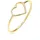 Elli Ring 375 Gelbgold Herz in Gold | Gr.: 54