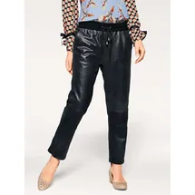 Heine Lederhose in schwarz | Gr.: 38