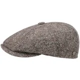 LIERYS Hatteras Schirmmütze Fischgrat Made in Italy Herren Sommer Winter Dunkelbeige XL (60-61 cm) - XL