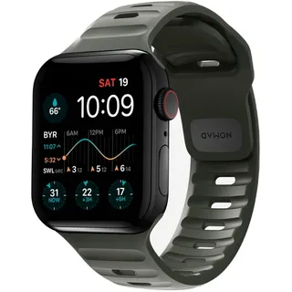 Nomad Sport Armband V2 45mm/44mm/42mm Asche Grün
