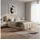 Juskys Polsterbett Catania 140 x 200 cm Beige