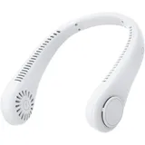 Tragbarer Usb-ventilator Ohne Rotorblätter, Mini-nackenventilator Mit 3 Geschwindigkeitsstufen Und 2400-mah-akku, Für Sport, Büro Und Outdoor-aktivitäten