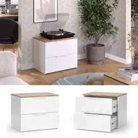 Vicco Wido 60 x 50 cm Weiß/Sonoma