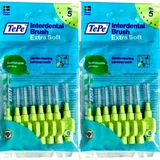 2x TePe Original Interdentalbürsten 0,8mm hellgrün extra weich 2x 8 Zahnzwischen