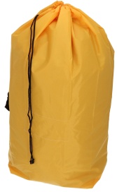 DEISS Müllsack wiederverwendbar, 120 Liter, Waschbarer Abfallsack aus Polyester und mit einer starken Polypropylen Kordel, 1 Karton = 25 waschbare Müllsäcke, Farbe: Gelb