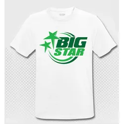 BIG STAR - T-Shirt - weiss/grün - Atmungsaktiv