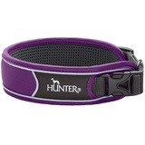 Hunter Divo Hundehalsung, Nylon, S, violett/grau