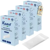 Kuno Sticks - 80 Waschladungen -Plastikfreier Waschmittel Pod – Ecocert zertifizierte Waschmittel-Alternative | Ultra-kompakt & biologisch abbaubar | Für alle Waschmaschinen | Dermatest sehr gut