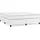 vidaXL Boxspringbett 160 x 200 cm Weiß