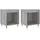 vidaXL Nachtschrank 2 Stk. 40 x 35 x 50 cm Grau