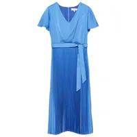 Comma, Kleid Partykleid Blau 40