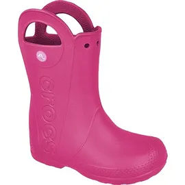 Crocs Handle It Rain Boot K, Unisex-Kinder Gummistiefel, Pink 23/24 - Rosa