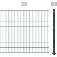 Arvotec Einstabmattenzaun »ESSENTIAL 160 zum Einbetonieren«, Zaunhöhe 160 cm, Zaunlänge 2 - 60 m 78646347-0 dunkelgrün H/L: 160 cm x 4 m