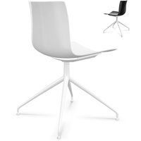 Arper CATIFA 46 0368 Stuhl mit Drehfußgestell Alu weiß - verschiedene Farben