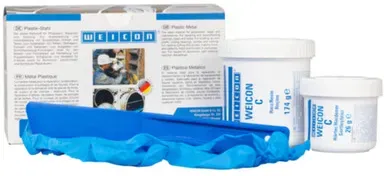 C | aluminiumgefülltes Epoxidharz-System für Reparatur und Formgebung | 0,2 kg | grau