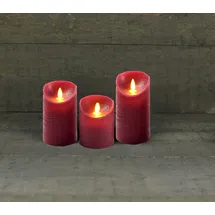 coen bakker LED Kerze 10 cm 12,5 cm 15 cm rot