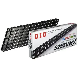 D.I.D 525 ZVM-X Kette Antriebskette 108 Glieder X-Ring-Kette grau