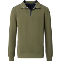 CasaModa "CASAMODA Sweattroyer uni", Herren, Gr. 3XL, grün, 95% Baumwolle, 5% Elasthan, Sweatshirts Sweatshirt