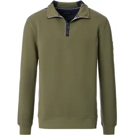 CasaModa "CASAMODA Sweattroyer uni", Herren, Gr. 3XL, grün, 95% Baumwolle, 5% Elasthan, Sweatshirts Sweatshirt