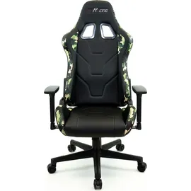 MCA Furniture McRacing Chefsessel Camouflage Grün/Schwarz