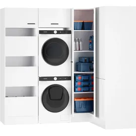 OPTIFIT Waschsäulen-Set Bonn214 213,2 x 150 x 210 x 57,1 cm Weiß