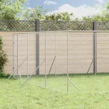 vidaXL Outdoor-Hundezwinger Silbern 6x14x2 m Verzinkter Stahl