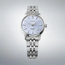 Seiko Presage Automatik Silberfarben