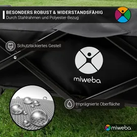 MIWEBA Bollerwagen MB-30 grau