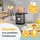 GOURMETmaxx Eierkocher 1 Ei + Eipicker Anthrazit